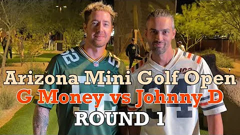 4. Johnny D vs 5. G Money ROUND 1 - The Arizona Mini Golf Open (MUST WATCH!)