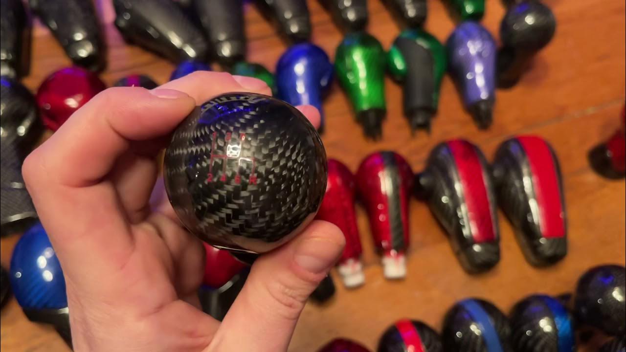 vqcarboncustoms carbon fiber oem manual shifter knob Nissan infiniti
