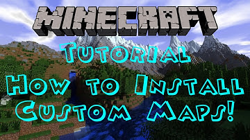 Minecraft 1.8 Tutorial: How to Install Custom Maps