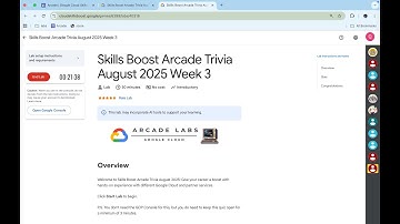 [ Week 3] Skills Boost Arcade Trivia August 2025 | #qwiklabs | #GSP | [With Explanation🗣️]