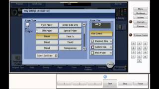 How to print to the bypass tray Konica Bypass Printing