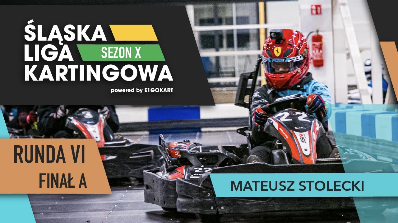 Mateusz Stolecki - Śląska Liga Kartingowa - Sezon 10 - Runda 6  - Finał A - E1Gokart Chorzów
