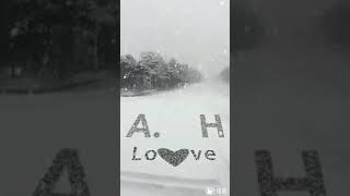 حب وعشق حرف A و حرف H وأغنية بتجنن. اشتركو بالقناة احبكم 🌷
