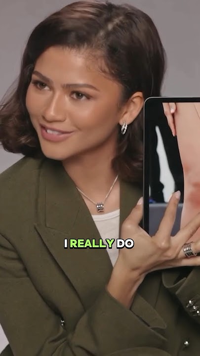 Zendaya has babies in her knees?! #shorts #short #zendaya #legs #rumors
