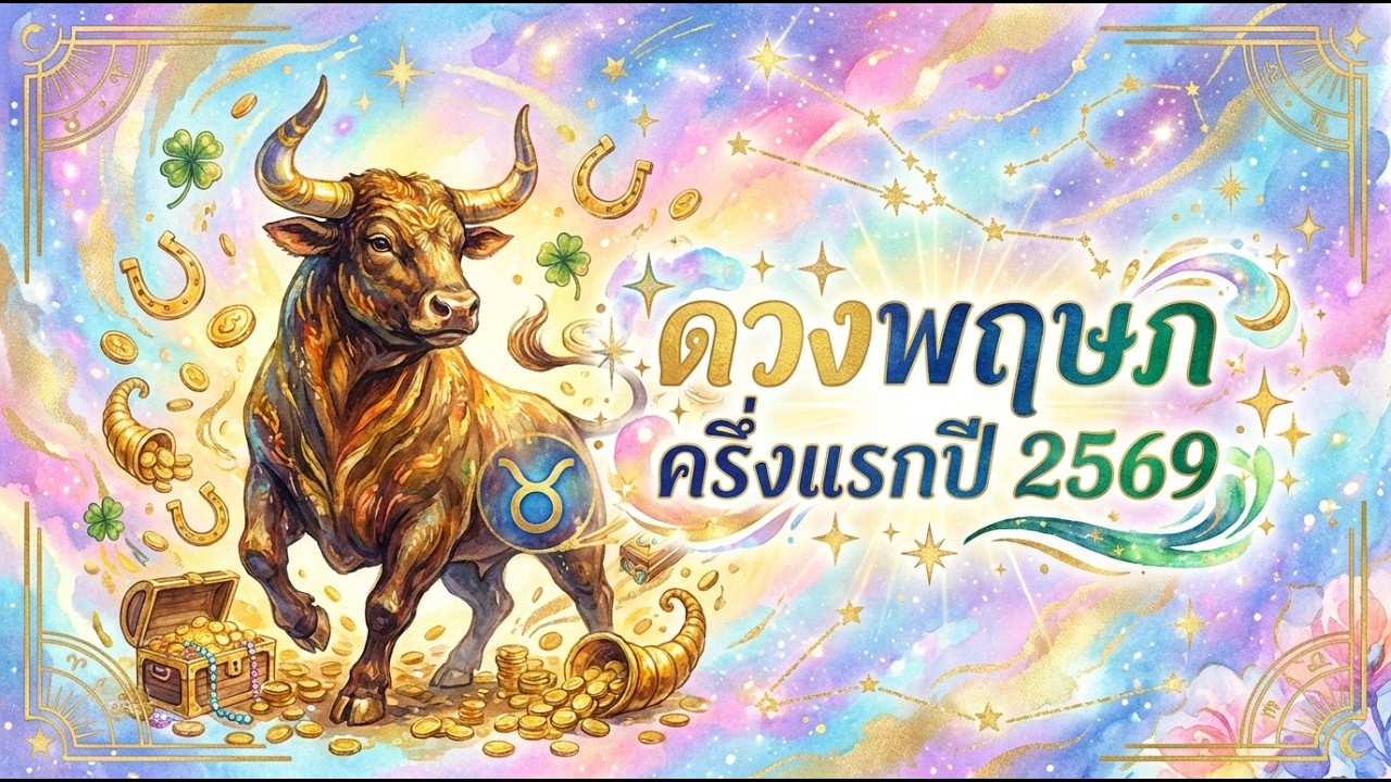 ดวงพฤษภ ครึ่งแรกปี 2569 งานมั่นคง เงินระเบิดปัง! ชีวิตพลิกผันรับโชคใหญ่จากผู้ใหญ่และการเดินทาง