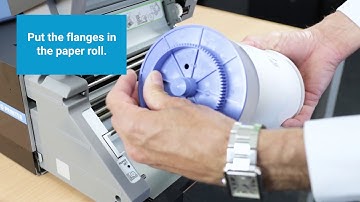 ID station / fastID video how to load paper and ribbon (English)