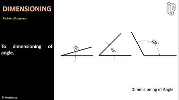 Dimensioning of Angle II Engineering Drawing II इंजीनियरिंग ड्राइंग