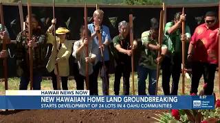 DHHL breaks ground on new lots in West Oahu