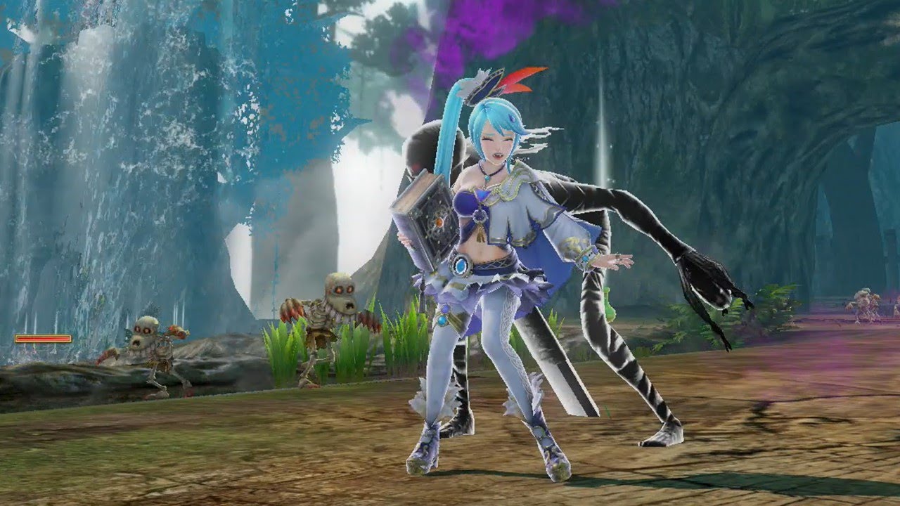 ラナ　魔物に襲われ敗北する /　Lana Defeat & Game Over Scene - Hyrule Warriors: Definitive Edition