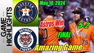 Houston Astros vs Detroit Tigers [Highlights TODAY]  Astros Vitory Amazing game 👑👑👑