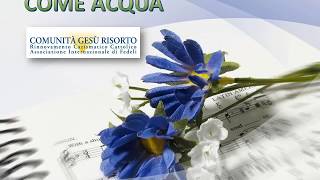 Video thumbnail of "COME ACQUA con testo e accordi - Comunità Gesù Risorto"