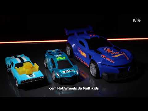 Hot Wheels Speed Machine, Speed Car e Track Ripper da Multikids