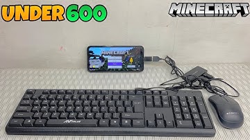 Minecraft with Keyboard & Mouse – The Ultimate Mobile Experience!😍