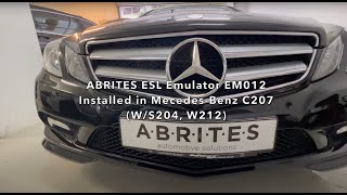 How To Install Em012 Esl Emulator In C207 Mercedes Benz