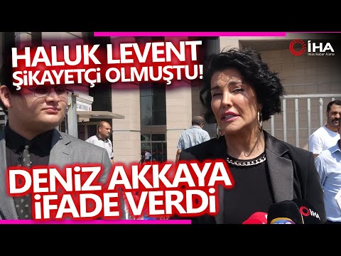 Deniz Akkaya, Sanatçı Haluk Levent'in Şikayeti Üzerine İfade Verdi