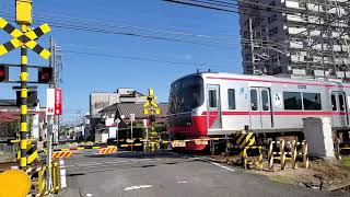 3156f+9503f急行岐阜行き矢作橋2号踏切通過