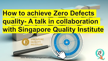 Talk on How to achieve Zero Defect Quality in Collaboration with SQI