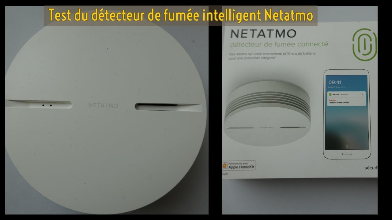 Test Détecteur de fumée Netatmo : feu sur les fumées intérieures