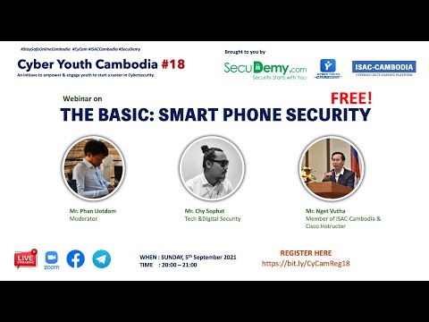 Cyber Youth Cambodia #18: Smart Phone Security (Khmer)