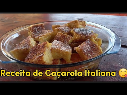 Receita de Caçarola Italiana 😋