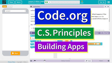 While Loops Lesson 11.3 Tutorial with Answers Code.org CS Principles