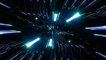 Abstract Background Video 4k VJ LOOP NEON Lights Compilation Data Sci-Fi Tunnel Hypnotic Visual ASMR