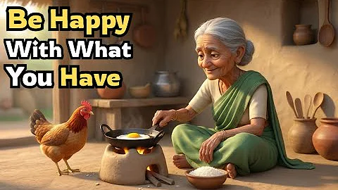 How to Be Happy With What You Have | Motivational Moral Story in Simple English