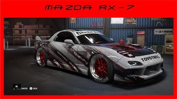 NFS Payback : Rx7 drift Wrap Showcase