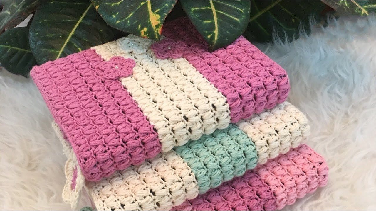 غلاف مصحف جميل وأنيق بالكروشيه / How To Crochet The Cover Of Quran - YouTube
