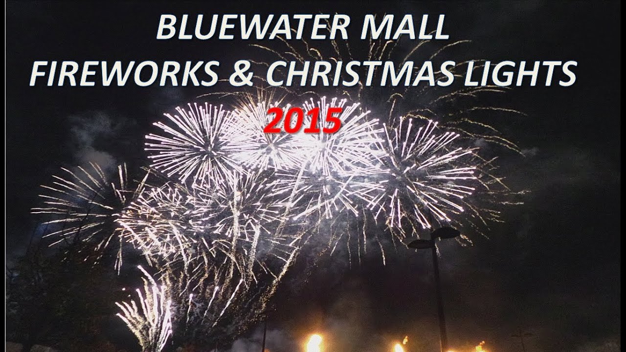Amazing Christmas Lights & Fireworks Bluewater London YouTube