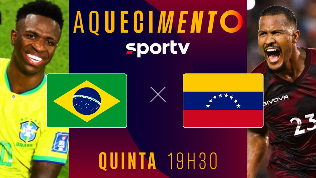 BRASIL X VENEZUELA, AQUECIMENTO, COM IMAGENS, ELIMINATÓRIAS DA COPA 2026, #live