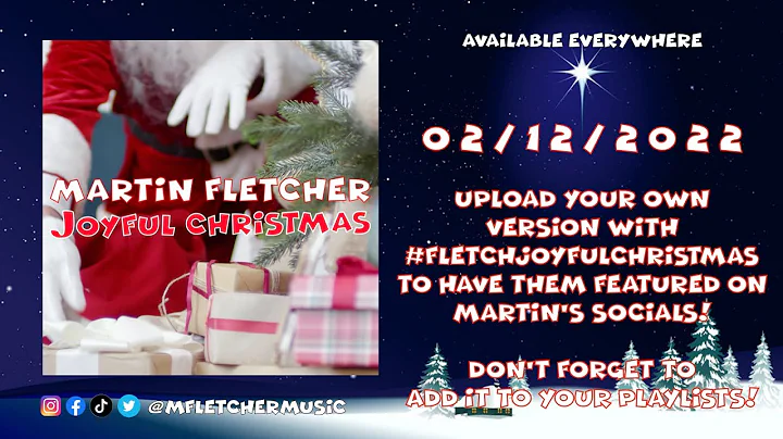 Martin Fletcher - Joyful Christmas - Lyric Video