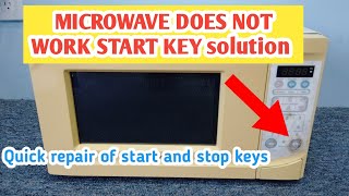 MICROWAVE DOES NOT WORK START KEY solution
