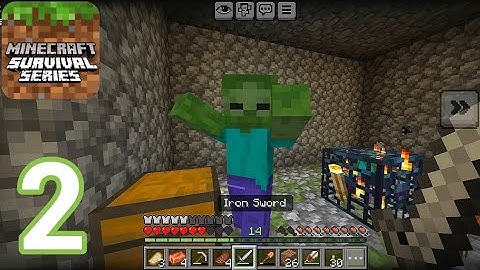 Minecraft: Survival | Gameplay Walkthrough Part 2 - Deep Down Mining