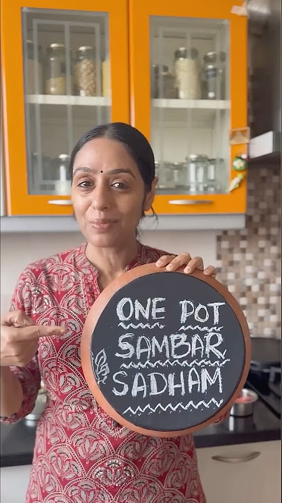 Easy to make, yummy One Pot Sambar Sadham 👍🏻😋.