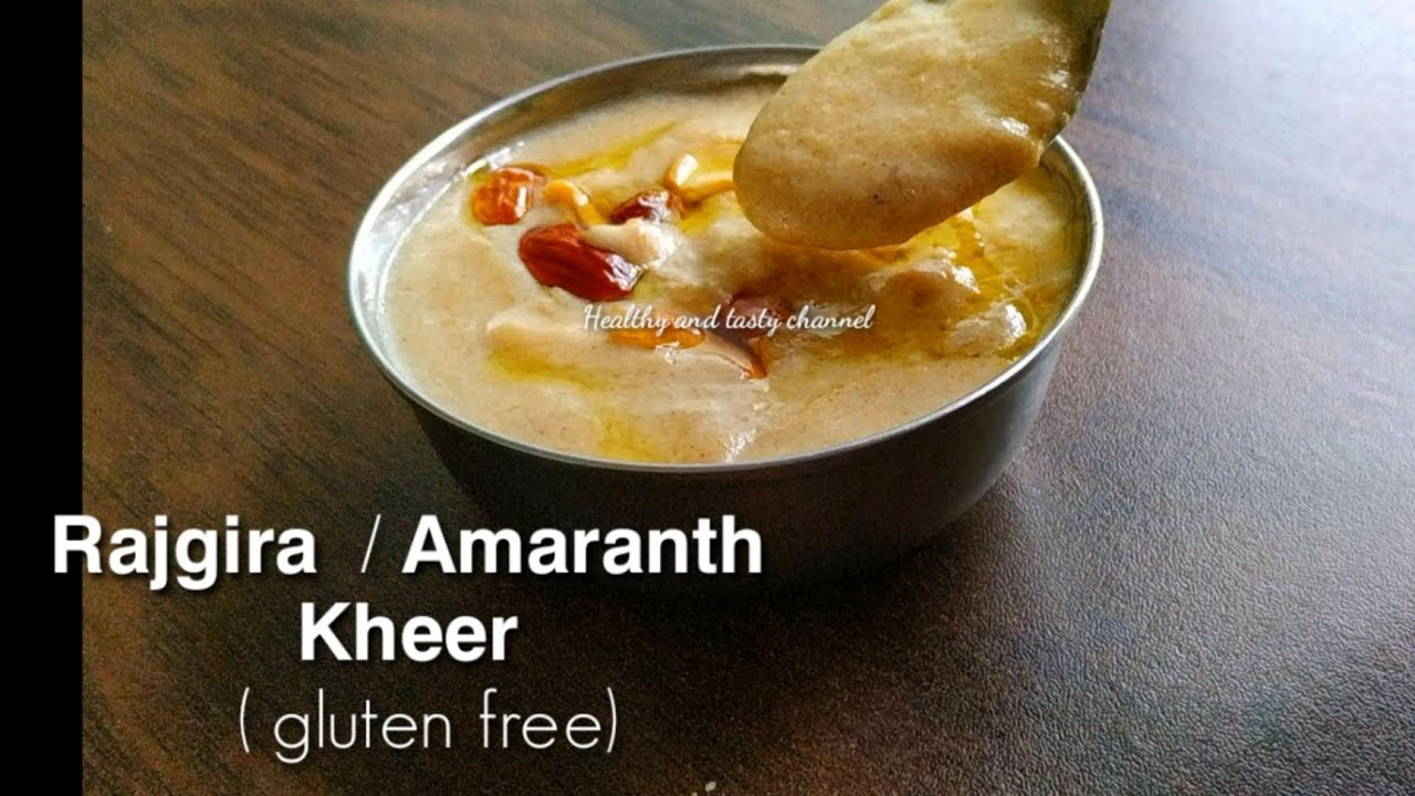 राजगीरा खीर with jaggery ( gluten free)  navratri upvas recipe in marathi - rajgira recipe | Healthy and Tasty channel