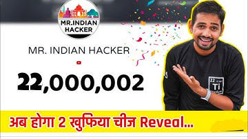 Mr Indian Hacker 20M Subscribe 🔴Live  Count🔴