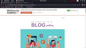 DOM XSS using web messages and a JavaScript URL (Video Solution) | 2020 -2021
