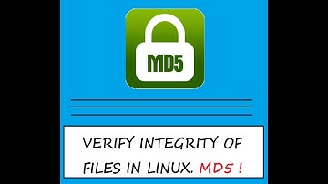how to verify the MD5 hash code when you download a file ?