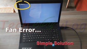 Lenovo Laptop Fan Error solution without replace Fan