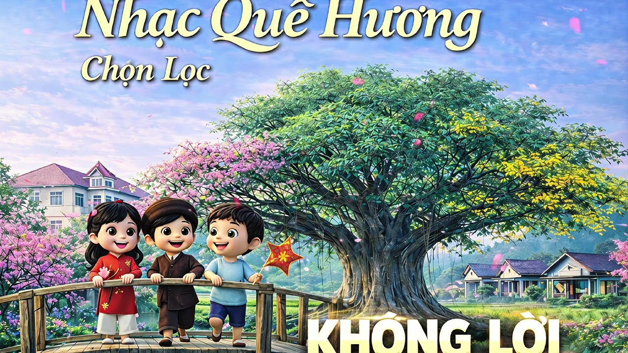 Nhạc Quê Hương Chọn Lọc Hay Nhất 🌾 Hòa Tấu Không Lời Thư Giãn