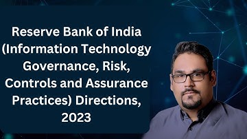 RBI (Information Technology Governance, Risk, Controls and Assurance Practices) Directions