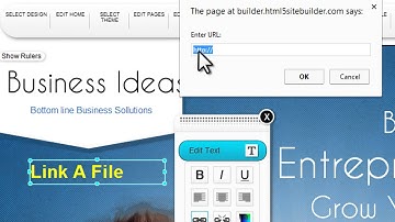 TrendyTools HTML5 site builder Link a File Text 04