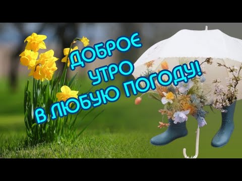 Доброе утречко🥰Не важно, что дождь за окном🌧Чудесного настроения в любую погоду🎶Музыкальная открытка