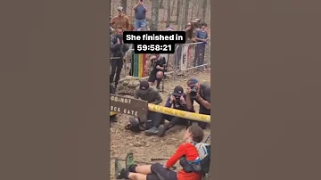 Jasmin Paris finishing Barkley #bm100 #barkley