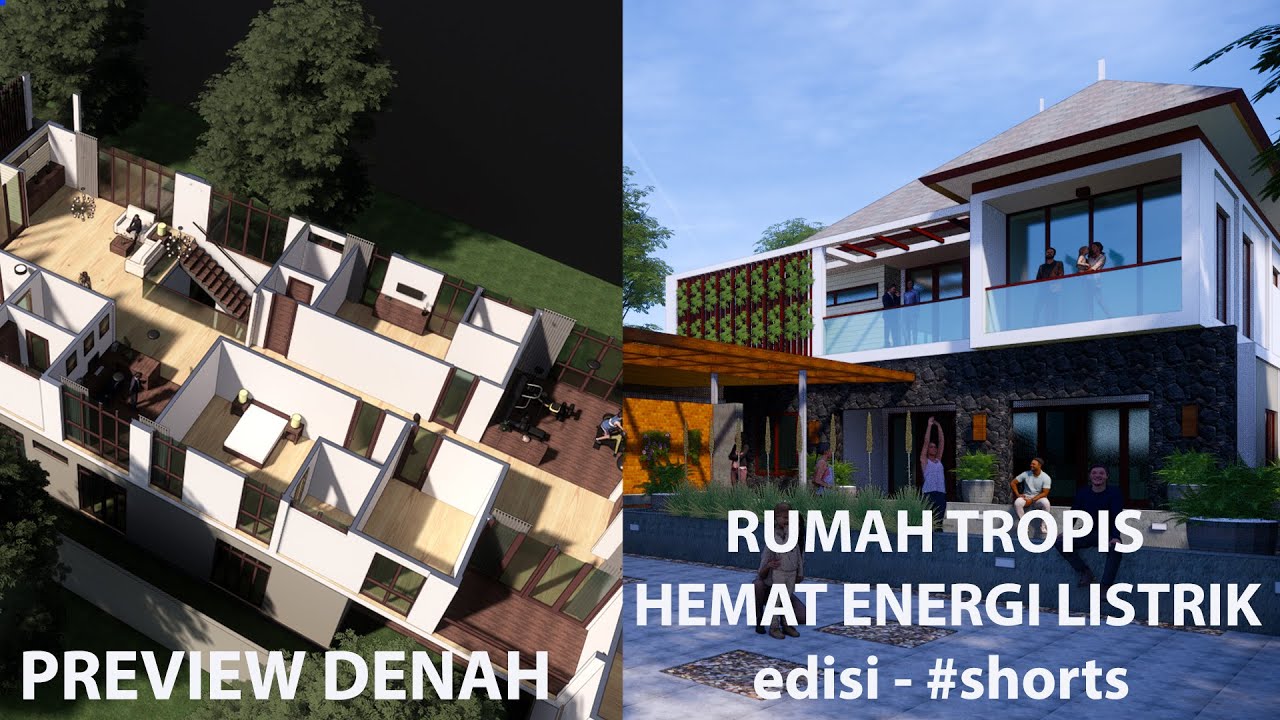 Desain Rumah Tropis Modern