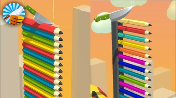 Slice it all ! Very satisfying and relaxing ASMR slicing game - PART 8 MarsGaming