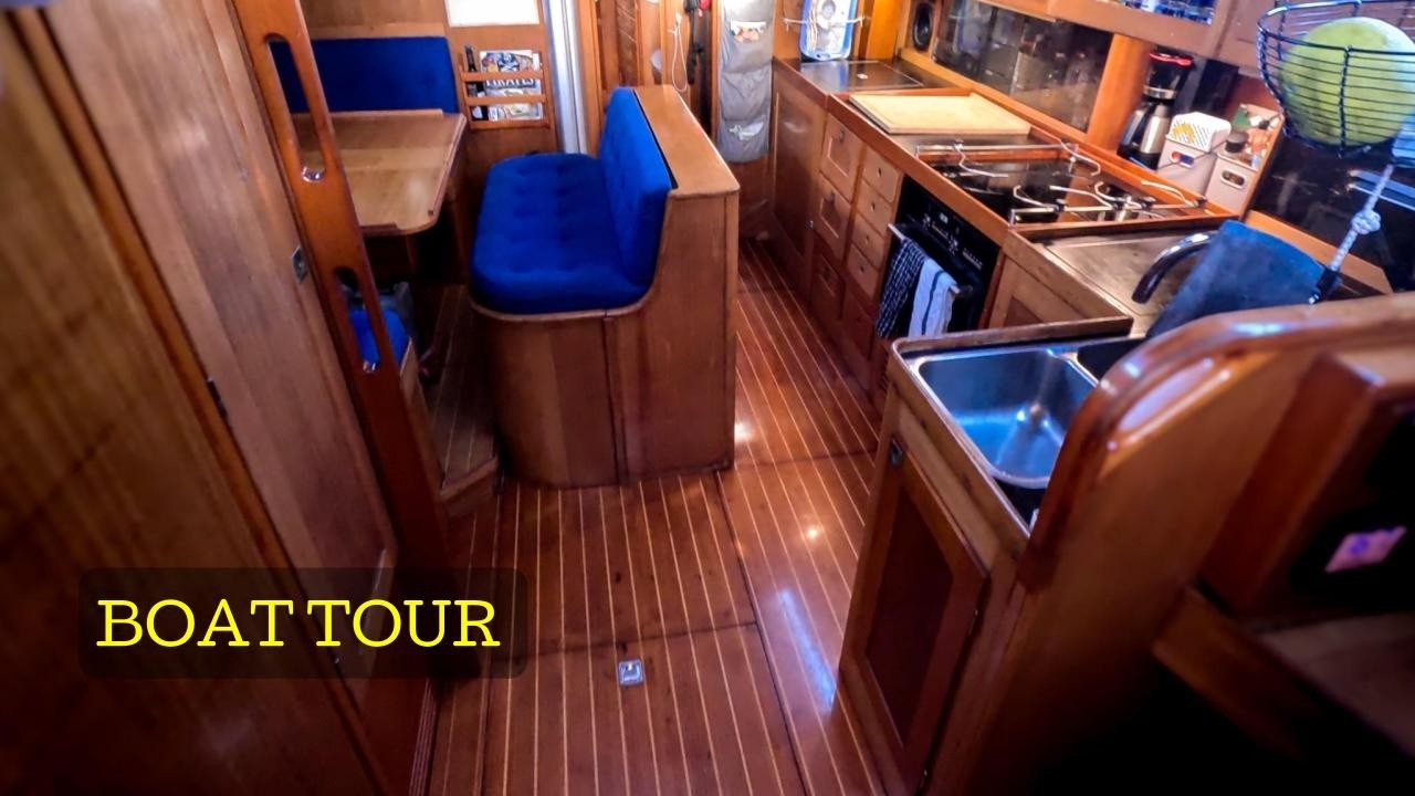 ⁣Boat Tour of our 53ft Bluewater Sailboat | Sailing the Caribbean Sea [4.03]