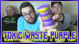 Toxic Waste Purple Review (SOUR CANDY)