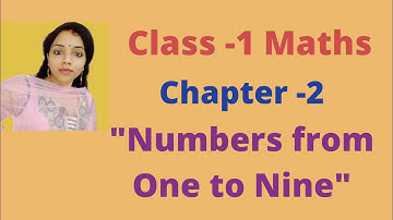 CBSE Class-1|Maths Chapter 2- Numbers from One to Nine|CBSE Maths| NCERT|CBSE Syllabus| Maths-Grade1